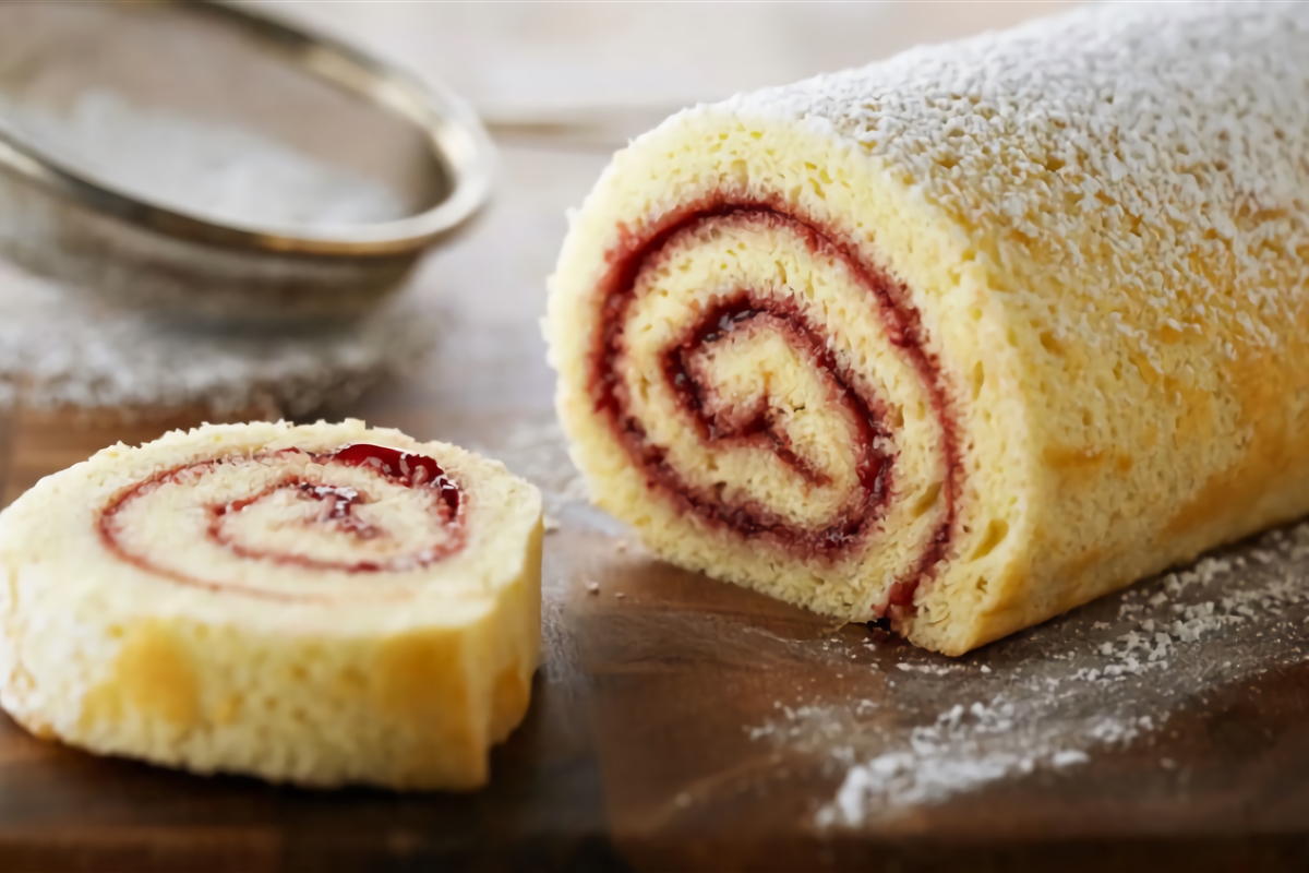 Arrollado De Frambuesa El Gourmet<script async src=
