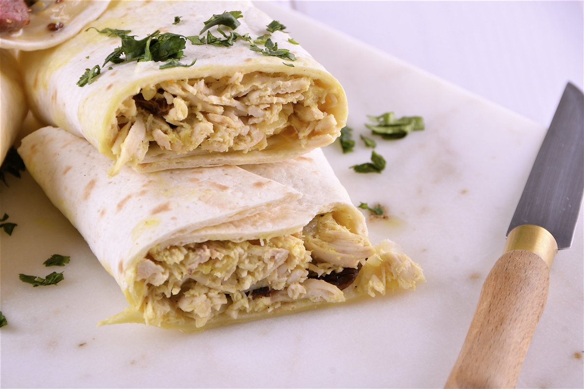 Wrap de pollo El Gourmet