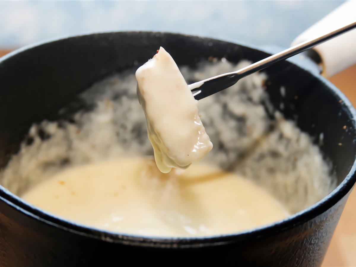 Fondue tradicional Suiza, Fondue de de queso El Gourmet