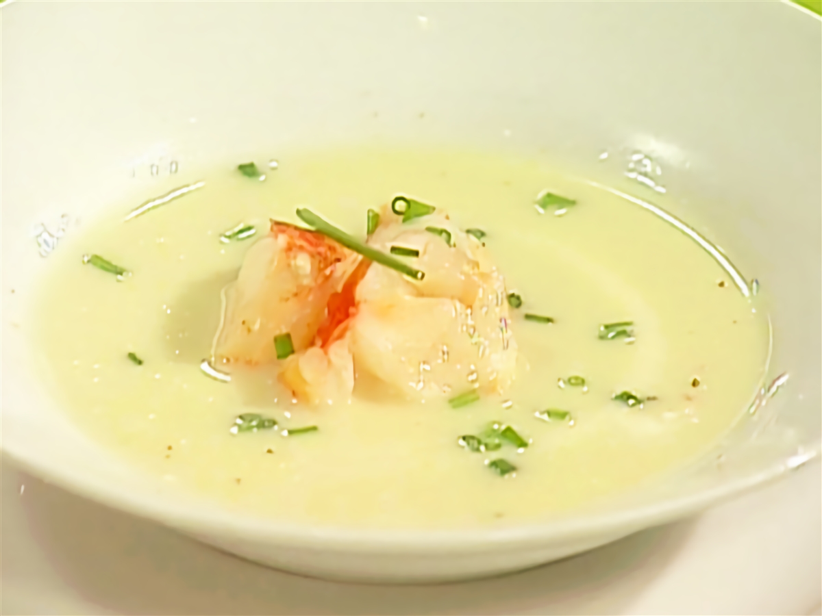 Bisque de elote y langosta El Gourmet