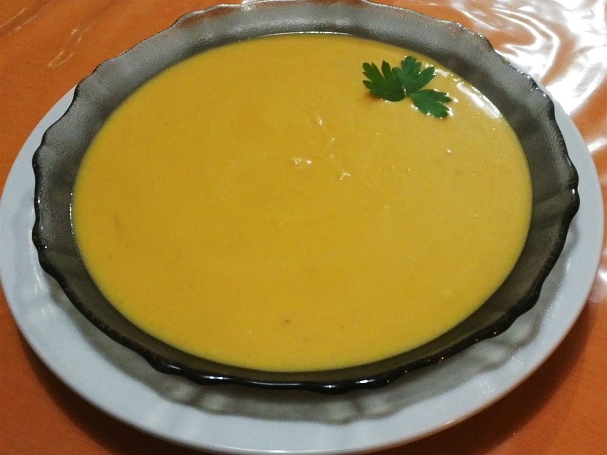 Sopa crema de calabaza El Gourmet