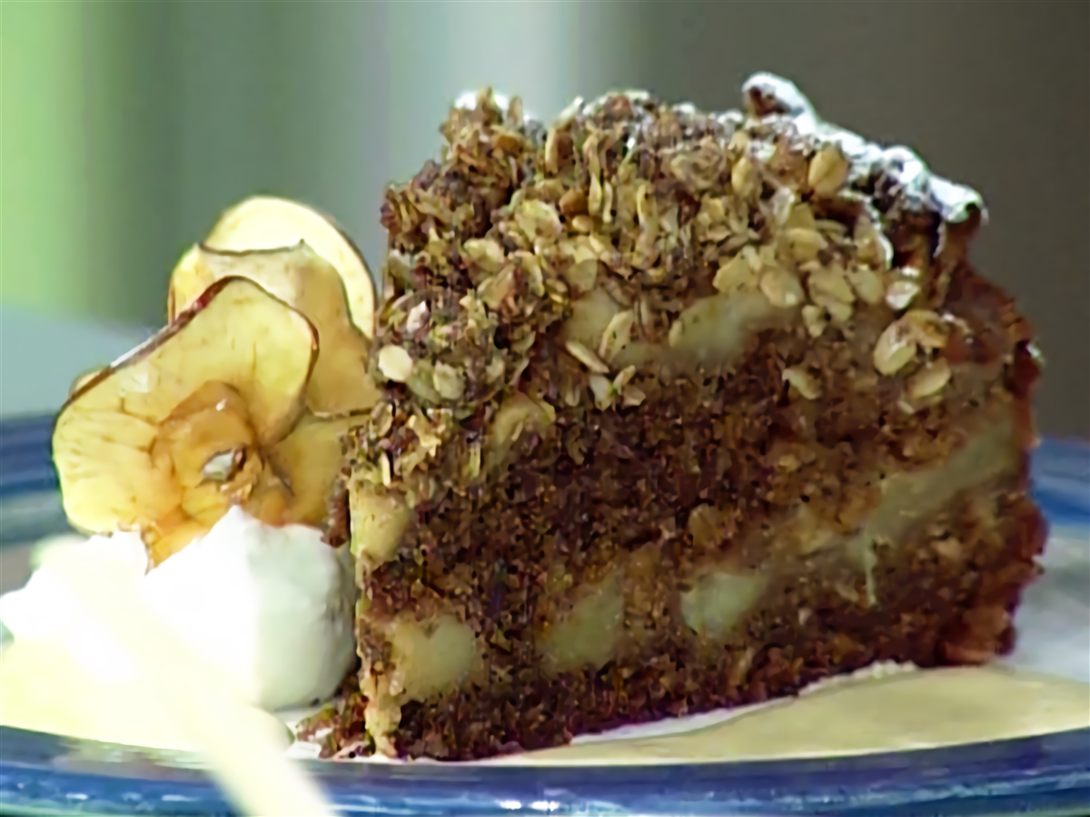 Torta escandinava de avena y manzanas El Gourmet