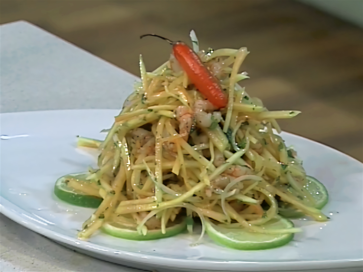 Ensalada de papaya verde El Gourmet