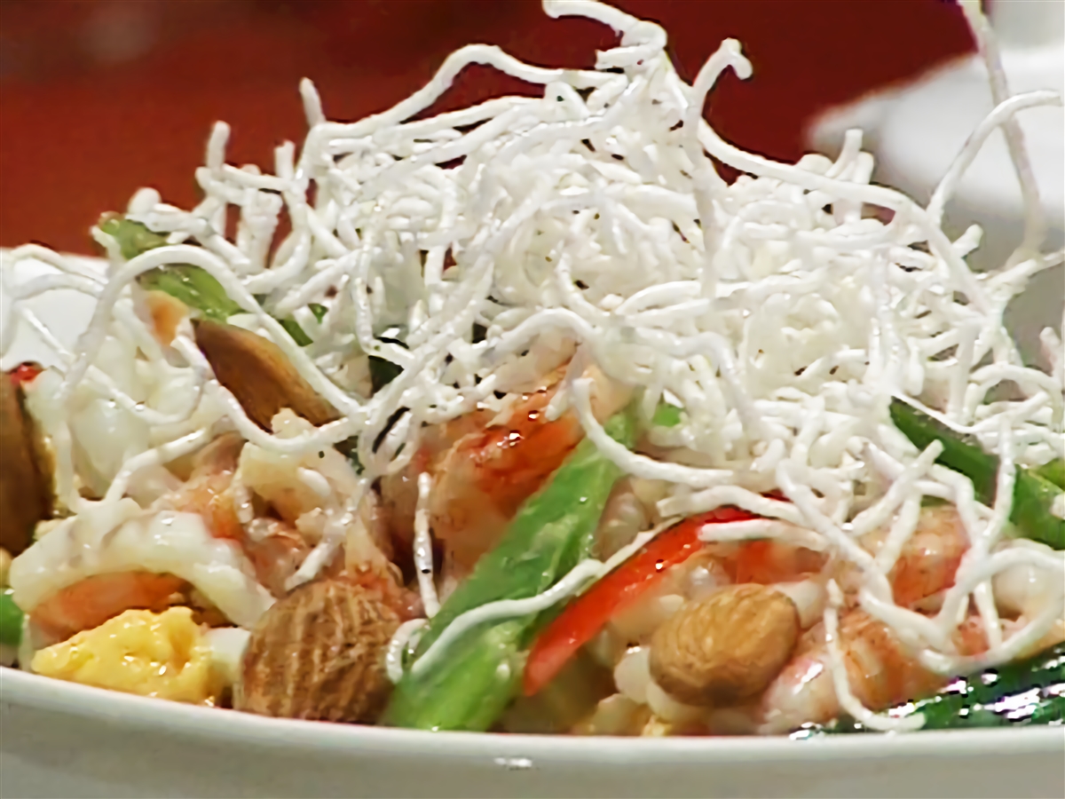 Pasta de arroz con chipirones en leche de coco El Gourmet Pasta de arroz con chipirones en leche de coco El Gourmet