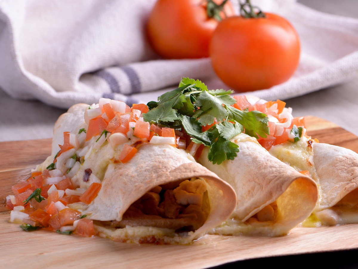 Quesadillas de Pollo y Setas El Gourmet