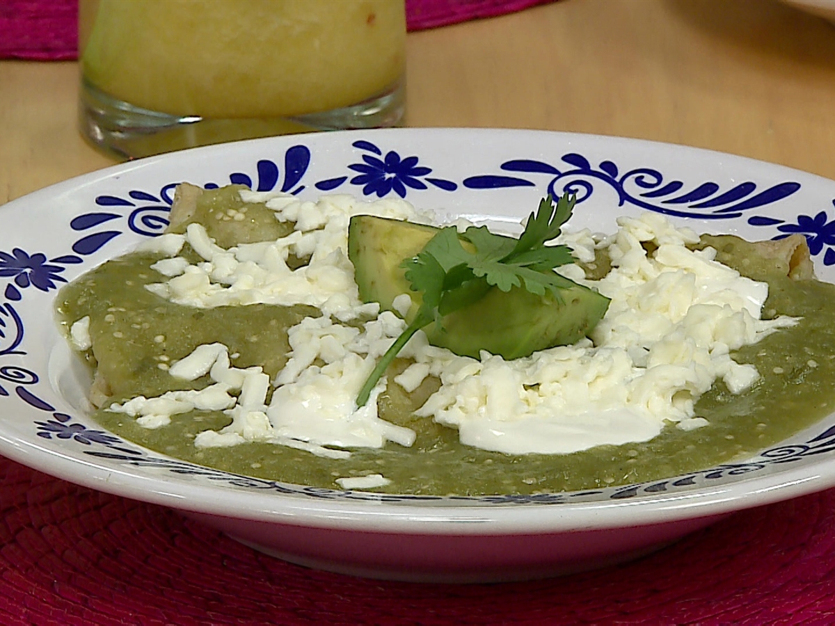 Enchiladas Verdes Con Pollo People En Espaol