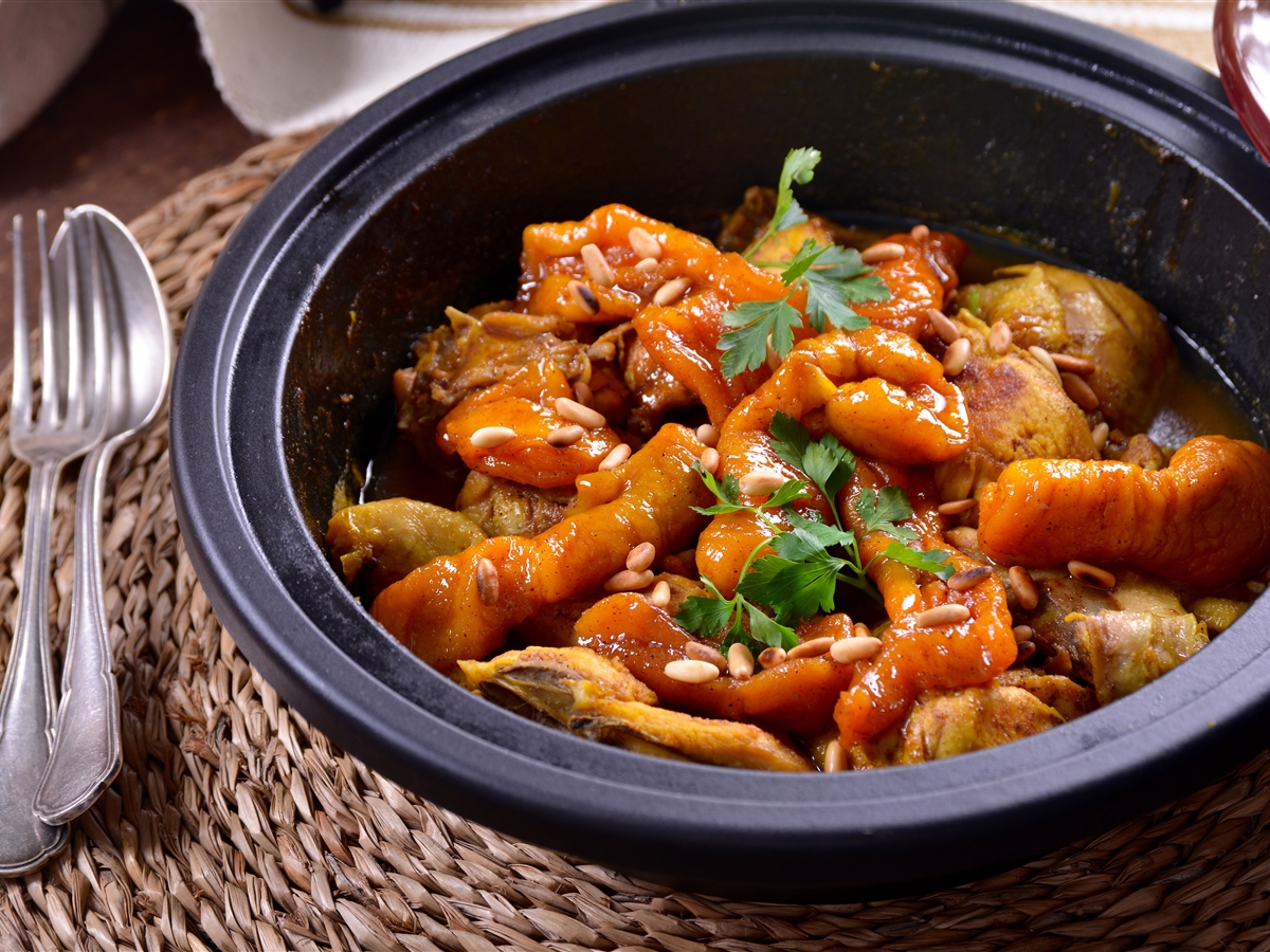 Tajín de Pollo con Duraznos - El Gourmet