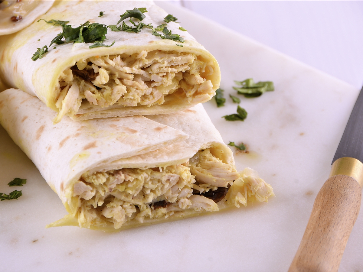 Wrap de pollo El Gourmet